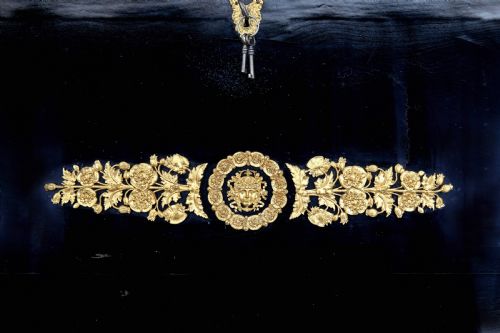 EARLY 19TH CENTURY BIEDERMEIER EBONISED BIRCH ESCRITOIRE - ADDITIONAL PHOTO 7