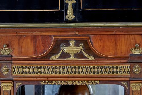 EARLY 19TH CENTURY BIEDERMEIER EBONISED BIRCH ESCRITOIRE - ADDITIONAL PHOTO 13