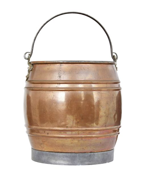 LATE 19TH CENTURY ARTS AND CRAFTS COPPER BUCKET - ADDITIONAL PHOTO 1
