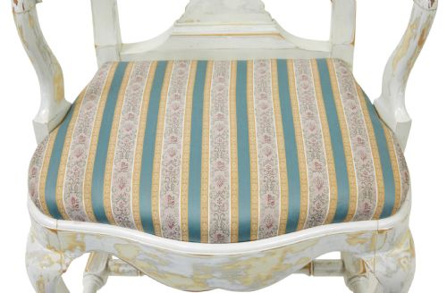 SET OF 14 LACQUERED QUEEN ANNE INFLUENCED DINING CHAIRS - ADDITIONAL PHOTO 7
