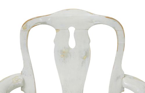 SET OF 14 LACQUERED QUEEN ANNE INFLUENCED DINING CHAIRS - ADDITIONAL PHOTO 8