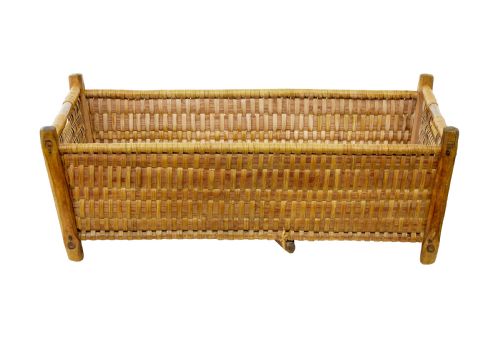 19TH CENTURY SCANDINAVIAN WOVEN PINE BASKET - ADDITIONAL PHOTO 3