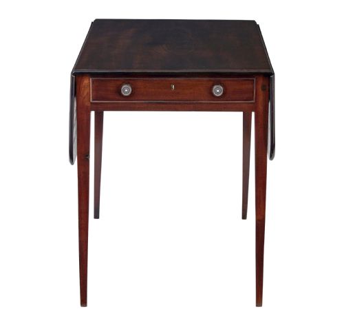 EARLY 19TH CENTURY MAHOGANY PEMBROKE TABLE - ADDITIONAL PHOTO 4