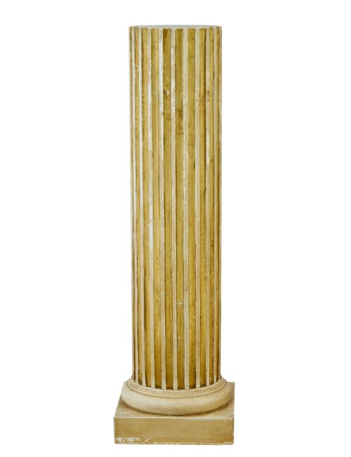 EARLY 20TH CENTURY SCANDINAVIAN GILT PEDESTAL COLUMN - ADDITIONAL PHOTO 3