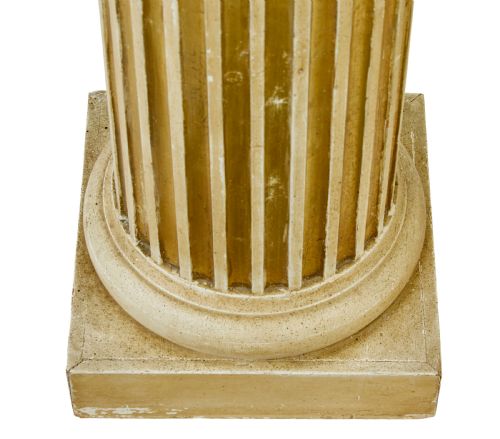 EARLY 20TH CENTURY SCANDINAVIAN GILT PEDESTAL COLUMN - ADDITIONAL PHOTO 5