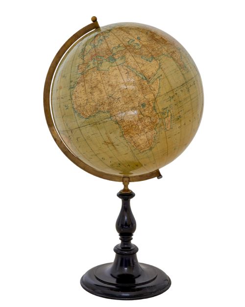 LARGE EARLY 20TH CENTURY GLOBE ON STAND BY JORDGLOB - ADDITIONAL PHOTO 1