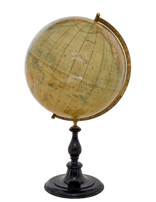 LARGE EARLY 20TH CENTURY GLOBE ON STAND BY JORDGLOB - ADDITIONAL PHOTO 2