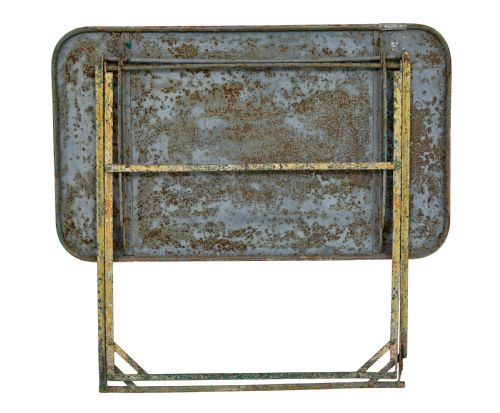EARLY 20TH CENTURY FOLDING GARDEN TABLE - ADDITIONAL PHOTO 1