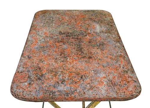 EARLY 20TH CENTURY FOLDING GARDEN TABLE - ADDITIONAL PHOTO 3