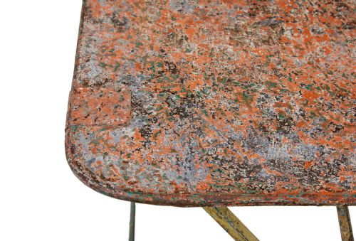 EARLY 20TH CENTURY FOLDING GARDEN TABLE - ADDITIONAL PHOTO 4
