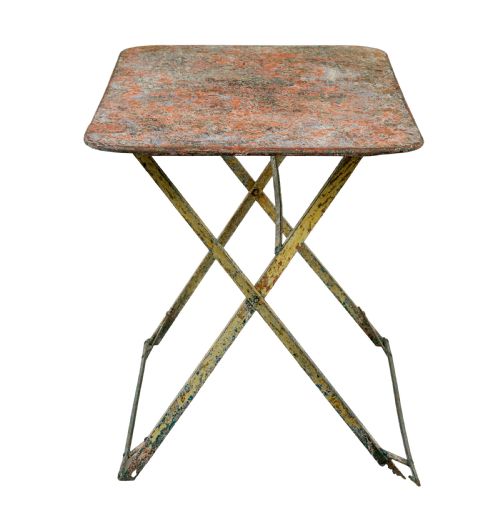 EARLY 20TH CENTURY FOLDING GARDEN TABLE - ADDITIONAL PHOTO 6
