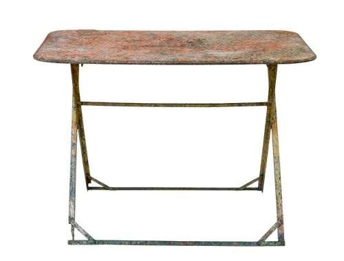 EARLY 20TH CENTURY FOLDING GARDEN TABLE - ADDITIONAL PHOTO 7