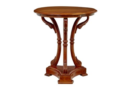 EARLY 20TH CENTURY CARVED TEAK SIDE TABLE - ADDITIONAL PHOTO 6
