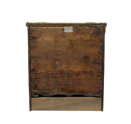 19TH CENTURY AND LATER OAK AND BRASS STORAGE BOX - ADDITIONAL PHOTO 4