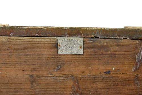 19TH CENTURY AND LATER OAK AND BRASS STORAGE BOX - ADDITIONAL PHOTO 8