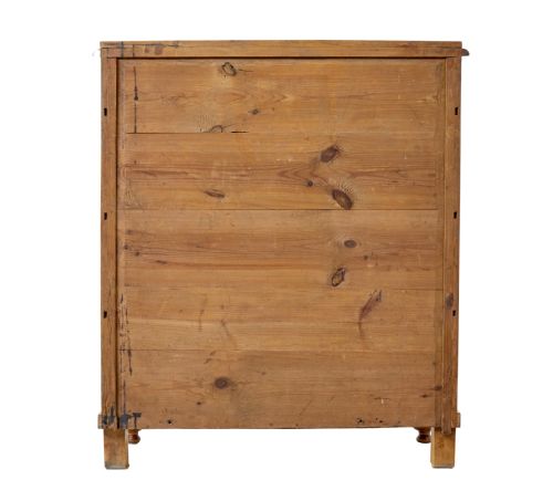 19TH CENTURY SWEDISH BIRCH FITTED CUPBOARD - ADDITIONAL PHOTO 4