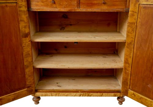 19TH CENTURY SWEDISH BIRCH FITTED CUPBOARD - ADDITIONAL PHOTO 7