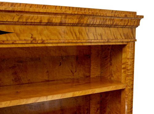 EARLY 20TH CENTURY EMPIRE REVIVAL SWEDISH BIRCH BOOKCASE - ADDITIONAL PHOTO 6