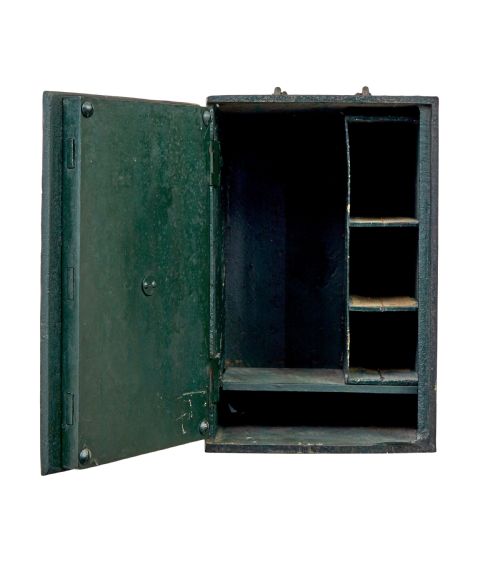 EARLY 19TH CENTURY PAINTED IRON SAFE - ADDITIONAL PHOTO 3