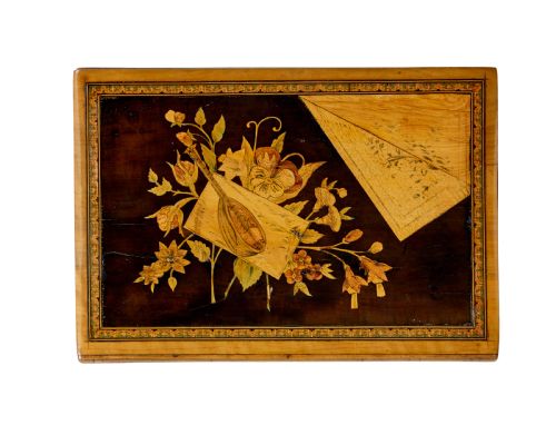 19TH CENTURY BOOK SHAPED INLAID OLIVE BOX - ADDITIONAL PHOTO 5