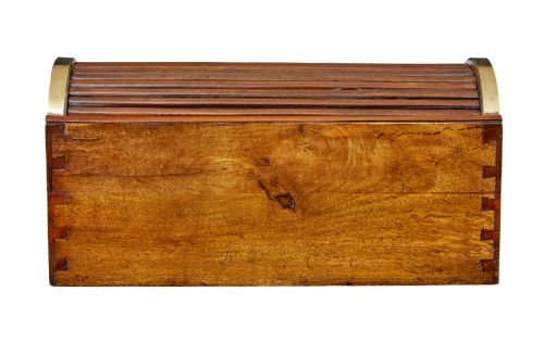 19TH CENTURY CAMPAIGN METAMORPHIC CAMPHOR WRITING SLOPE - ADDITIONAL PHOTO 8