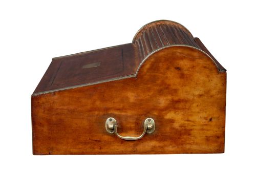 19TH CENTURY CAMPAIGN METAMORPHIC CAMPHOR WRITING SLOPE - ADDITIONAL PHOTO 9