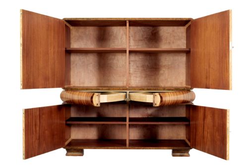 ART DECO SCANDINAVIAN BIRCH AND ELM CABINET - ADDITIONAL PHOTO 2