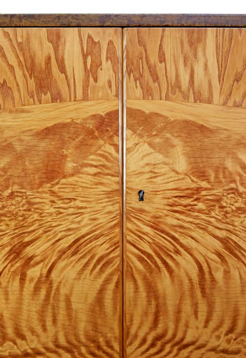 ART DECO SCANDINAVIAN BIRCH AND ELM CABINET - ADDITIONAL PHOTO 10