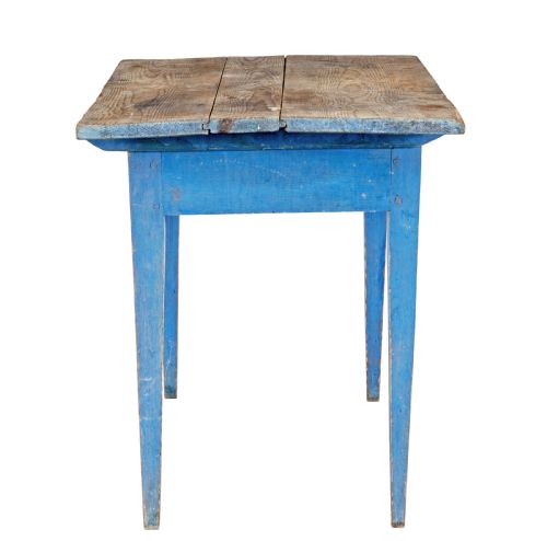 RUSTIC 19TH CENTURY PAINTED PINE SIDE TABLE - ADDITIONAL PHOTO 3