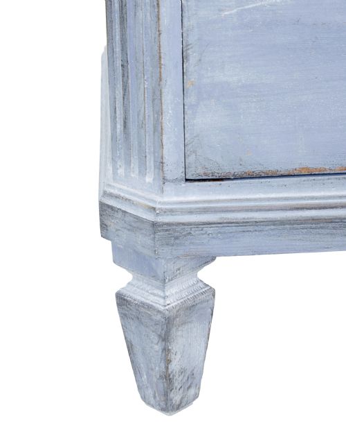 PAIR OF 19TH CENTURY PAINTED SWEDISH CHEST OF DRAWERS - ADDITIONAL PHOTO 6