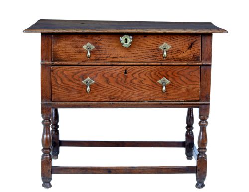 EARLY 18TH CENTURY GEORGIAN OAK SIDE TABLE - ADDITIONAL PHOTO 2