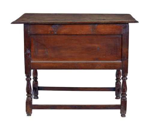 EARLY 18TH CENTURY GEORGIAN OAK SIDE TABLE - ADDITIONAL PHOTO 5