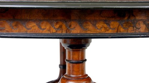 EARLY 20TH CENTURY BURR WALNUT OCCASIONAL TABLE - ADDITIONAL PHOTO 6