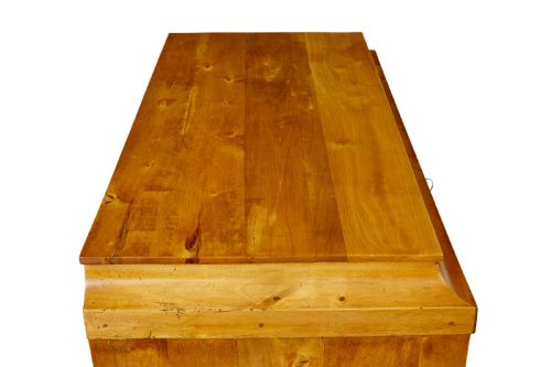 19TH CENTURY SWEDISH BIRCH CADDY TOP CHEST OF DRAWERS - ADDITIONAL PHOTO 6