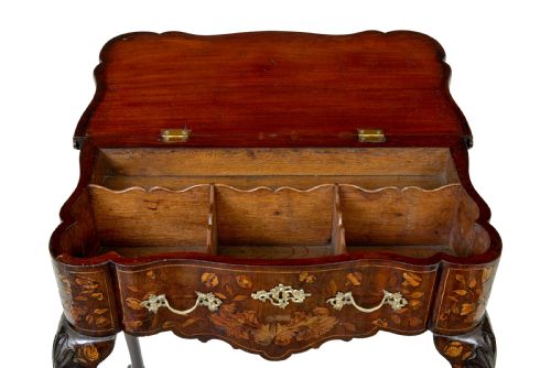 18TH CENTURY DUTCH WALNUT MARQUETRY GAMES TABLE - ADDITIONAL PHOTO 6