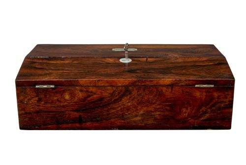 WILLIAM IV 19TH CENTURY TABLE TOP WRITING SLOPE - ADDITIONAL PHOTO 6