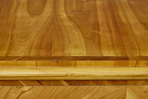 MID 19TH CENTURY SCANDINAVIAN INLAID ELM CHEST OF DRAWERS - ADDITIONAL PHOTO 7