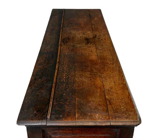 ENGLISH 18TH CENTURY CARVED OAK DRESSER - ADDITIONAL PHOTO 9