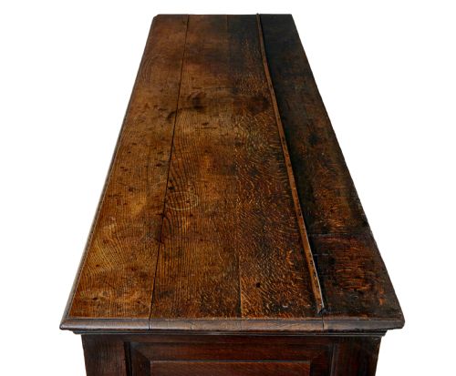 ENGLISH 18TH CENTURY CARVED OAK DRESSER - ADDITIONAL PHOTO 10