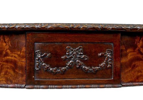 MID 19TH CENTURY ENGLISH PARTNERS DESK IN THE CHIPPENDALE TASTE - ADDITIONAL PHOTO 7