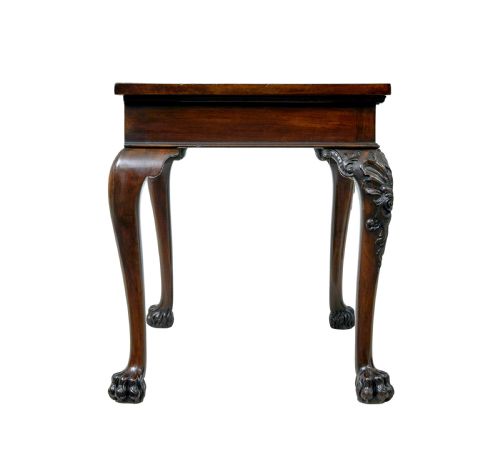 19TH CENTURY ENGLISH HAND CARVED SERVING TABLE - ADDITIONAL PHOTO 5