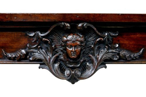 19TH CENTURY ENGLISH HAND CARVED SERVING TABLE - ADDITIONAL PHOTO 6