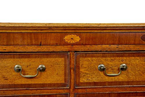 18TH CENTURY INLAID OAK LANCASHIRE DRESSER BASE - ADDITIONAL PHOTO 8