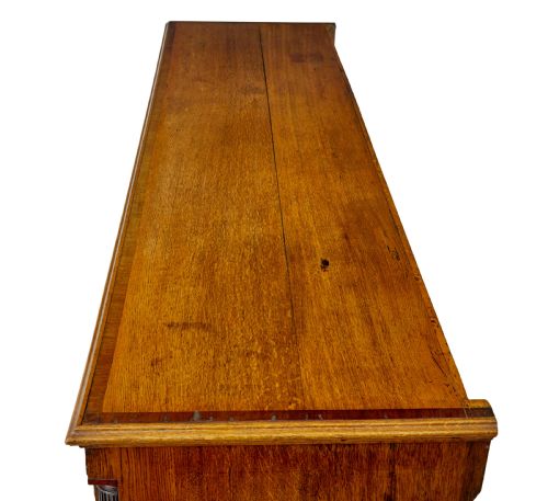 18TH CENTURY INLAID OAK LANCASHIRE DRESSER BASE - ADDITIONAL PHOTO 10