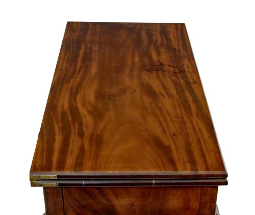 19TH CENTURY CHIPPENDALE REVIVAL CARVED GAMES TABLE - ADDITIONAL PHOTO 4