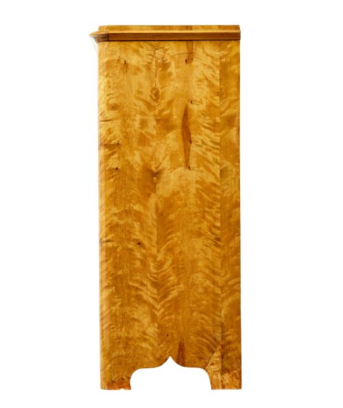 19TH CENTURY SWEDISH BIRCH CUPBOARD - ADDITIONAL PHOTO 4
