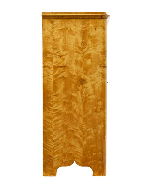 19TH CENTURY SWEDISH BIRCH CUPBOARD - ADDITIONAL PHOTO 6