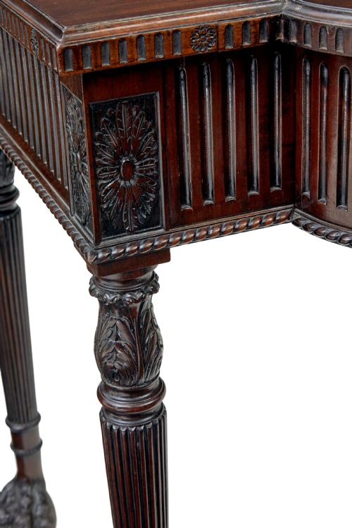 IRISH 19TH CENTURY CARVED SERVING TABLE BY ROBERT STRAHAN CO - ADDITIONAL PHOTO 6