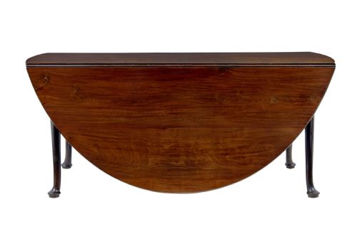 LARGE EARLY 19TH CENTURY GEORGIAN GATE LEG DINING TABLE - ADDITIONAL PHOTO 1