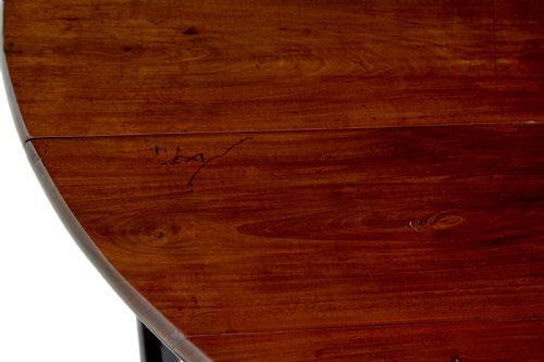 LARGE EARLY 19TH CENTURY GEORGIAN GATE LEG DINING TABLE - ADDITIONAL PHOTO 6